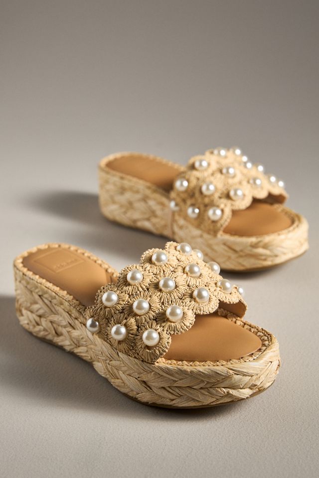 Dolce Vita Caper Pearl Platform Sandals #1