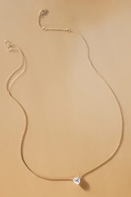 NADRI MODERN LOVE HEART NECKLACE 