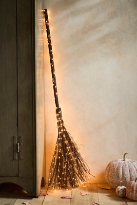 Terrain Twinkling Illuminated Vine Broom