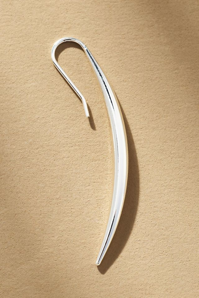 Sculptural Metal Drop Earrings #1