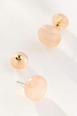 By Anthropologie Delicate Colorful Glassy Post Earrings