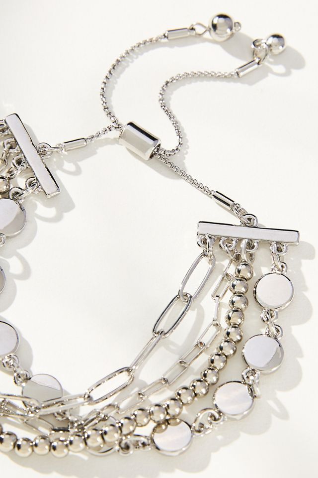 Multi Beaded Chain Bracelet #1