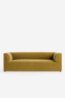 Celine 97" Velvet Armed Sofa