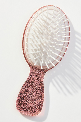 By Anthropologie Mini Glitter Hair Brush