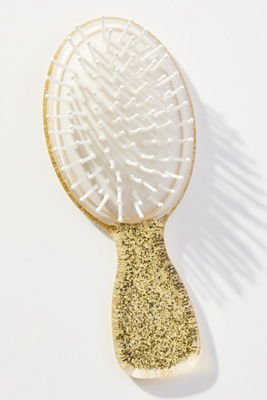 By Anthropologie Mini Glitter Hair Brush