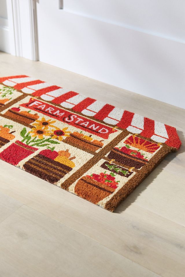 Farm Stand Coir Printed Doormat #1