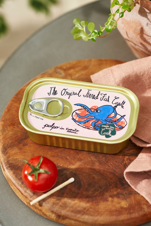 Tinned Fish Candle, Pulpo Tomato #1
