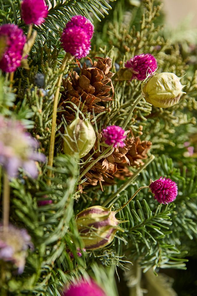 Fresh Bright Botanicals Evergreen Wreath #1
