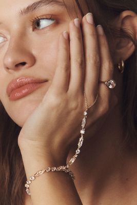 NADRI BTRX Crystal Hand Chain Bracelet