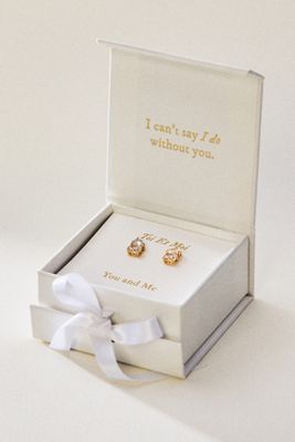 By Anthropologie Weddings Earrings Gift Box