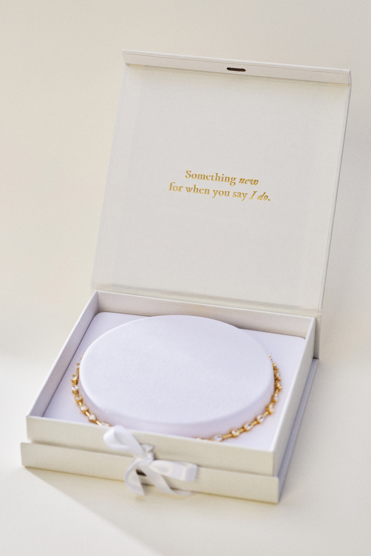 By Anthropologie Weddings Bridesmaid Necklace Gift Box