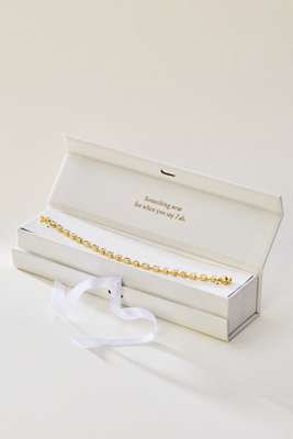 By Anthropologie Wedding Day Tennis Bracelet