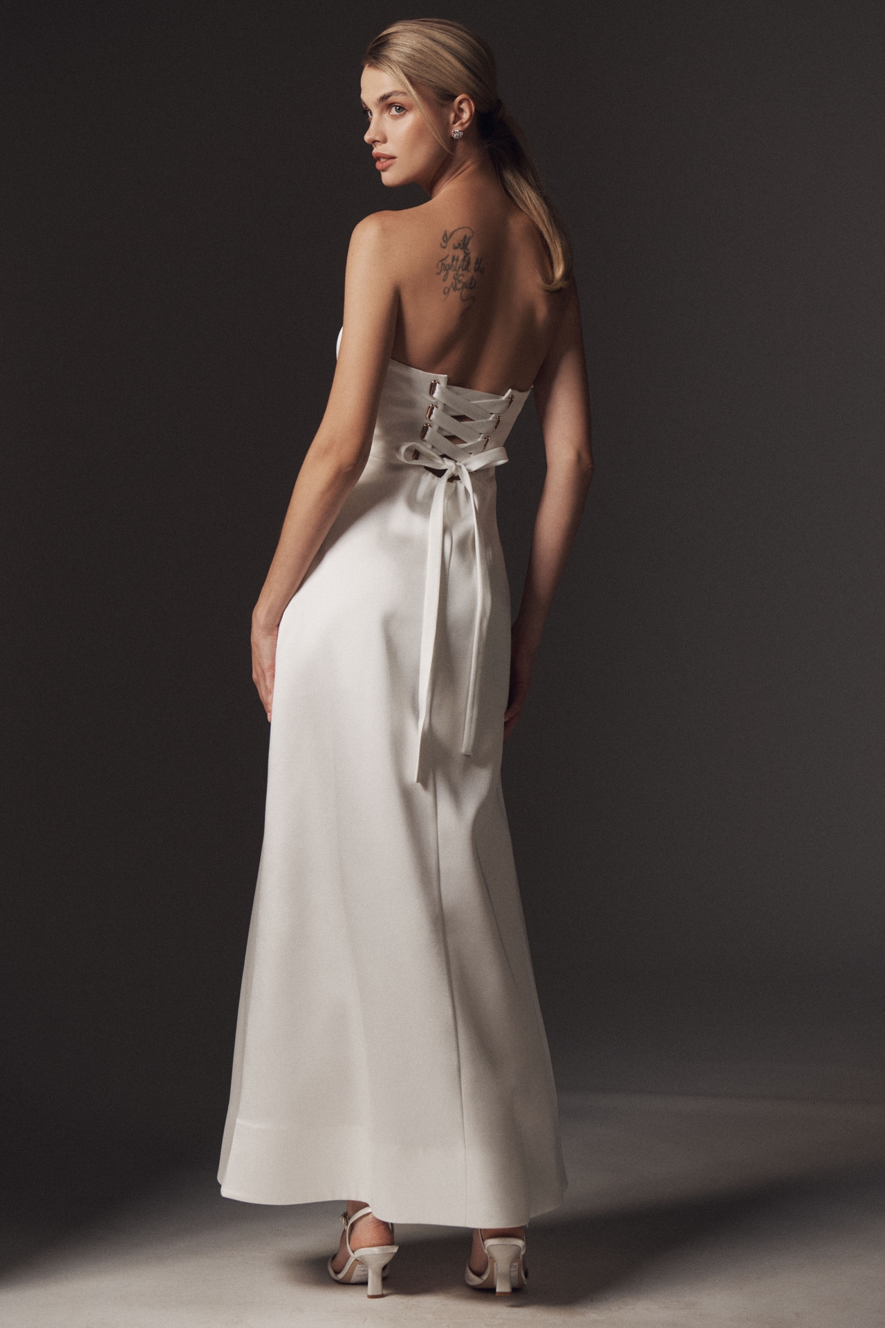 Mare Piper Strapless Fit & Flare Maxi Dress