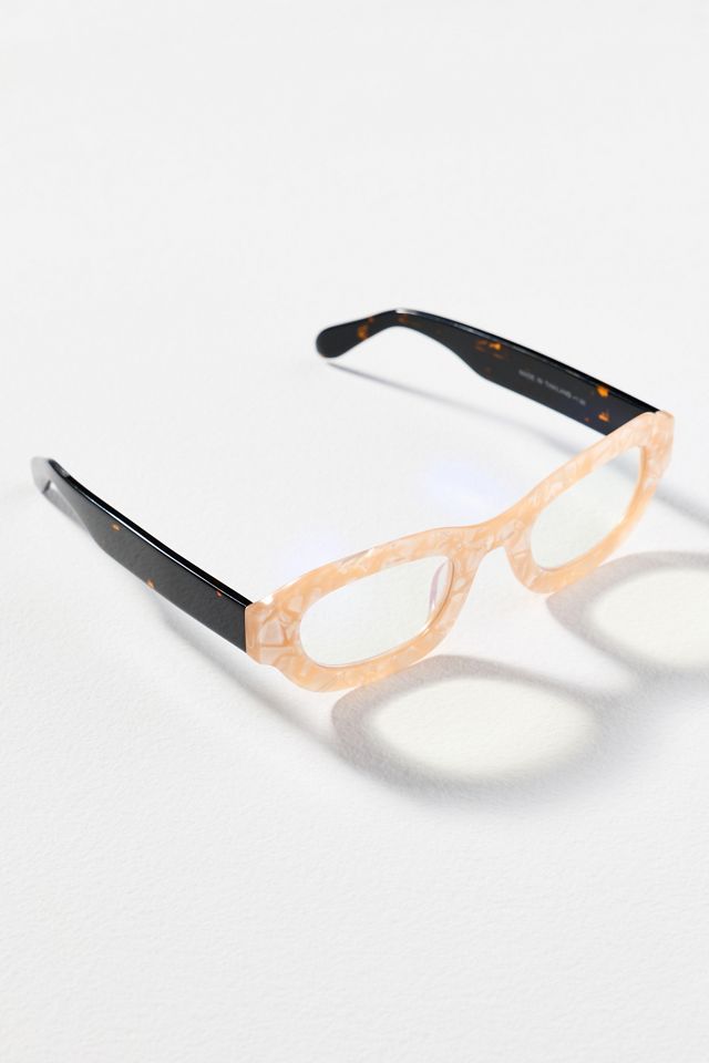 Elite Eyewear Chunky Translucent Blue Light Readers #1