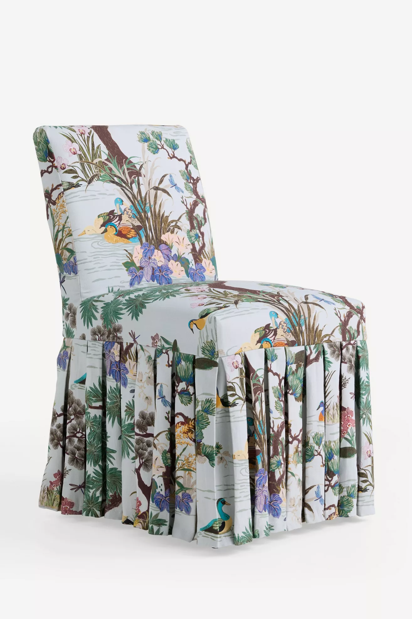 Layla Printed Ruffle Slipcover