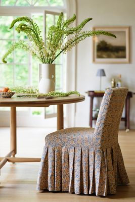 Layla Printed Ruffle Slipcover