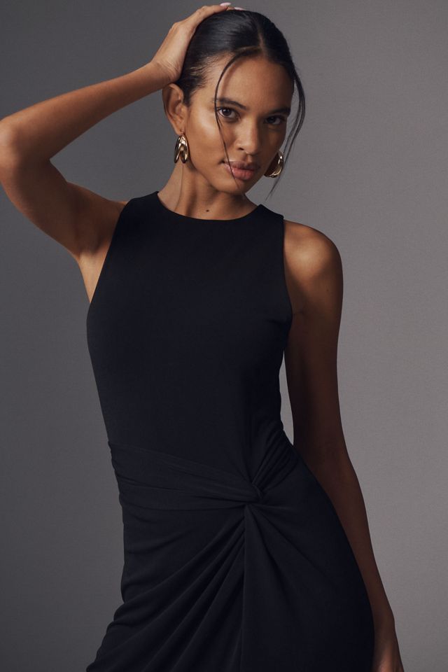 BHLDN Arya Jersey High-Neck Side-Slit Maxi Dress #2