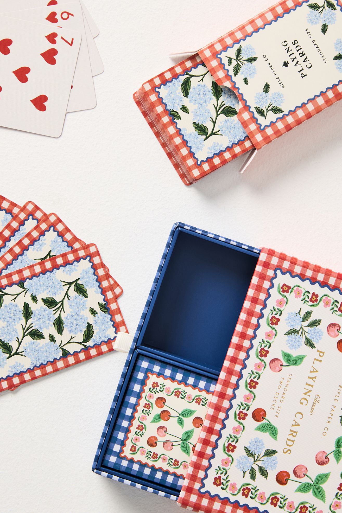 Rifle Paper Co. Picnic Playing Cards - Red, Standard, One Size
