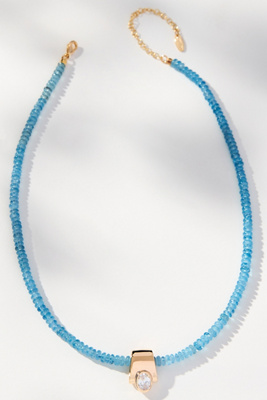 By Anthropologie Mod Crystal Beaded Necklace