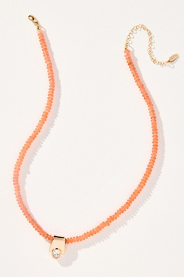 By Anthropologie Mod Crystal Beaded Necklace