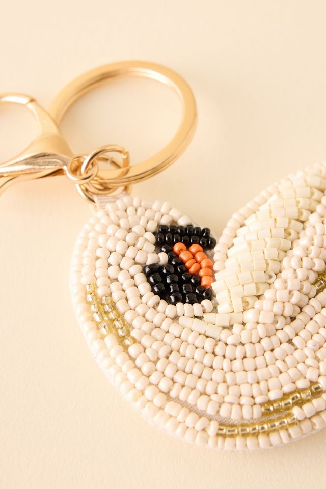 Beaded Duck Bag Charm #1