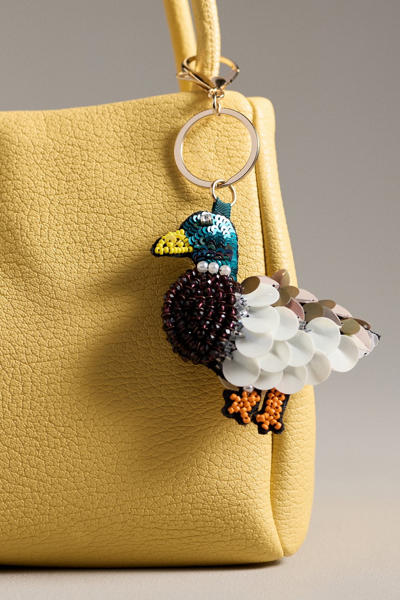Beaded Duck Bag Charm