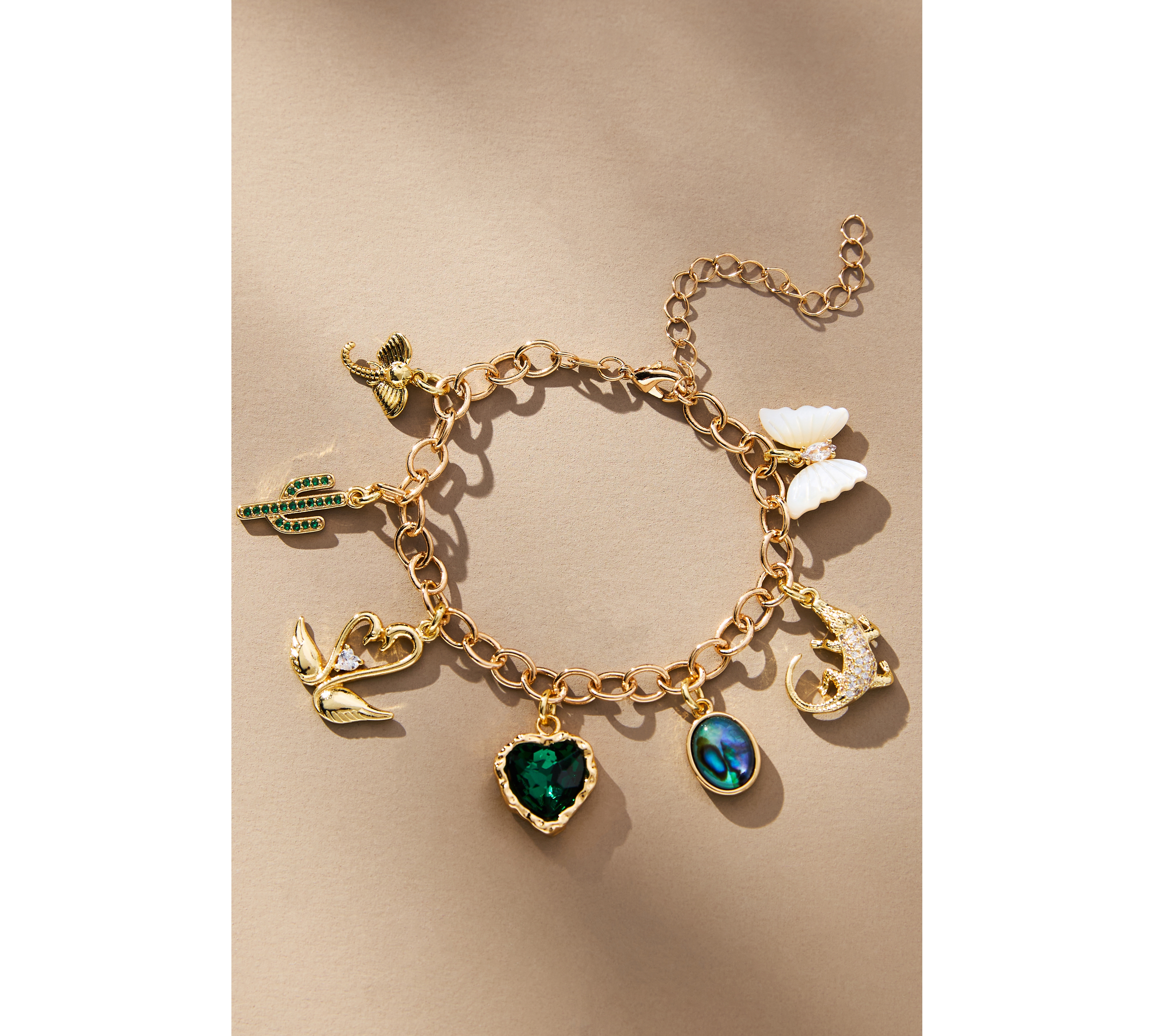 Boxbar Dainty Take a Hike Charm Bracelet