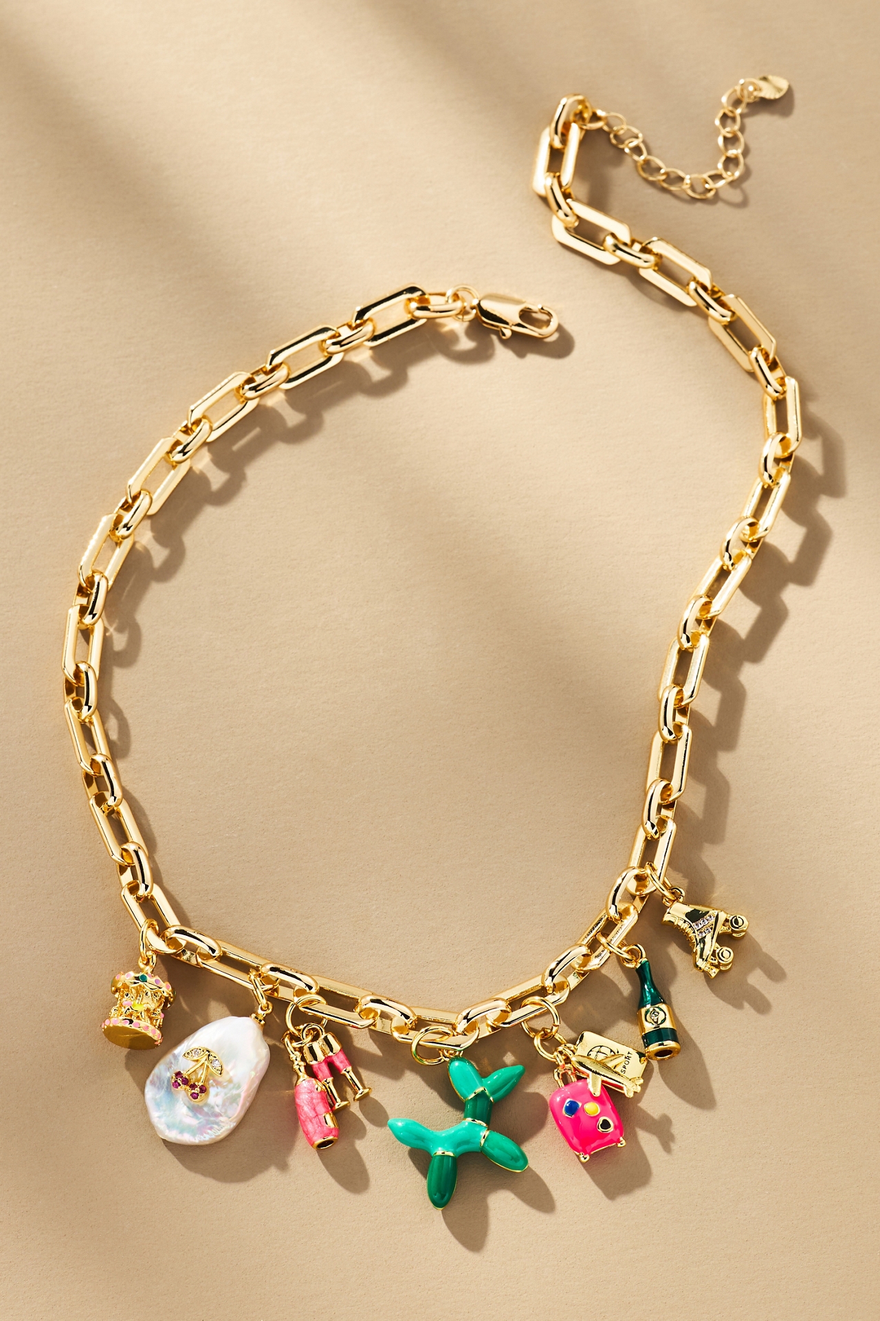 Boxbar Jet Setter Charm Necklace