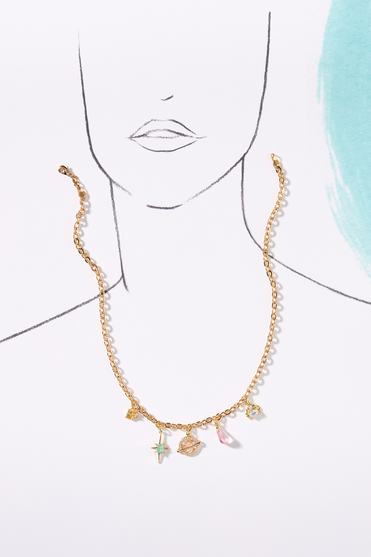 Boxbar Mother Nature Dainty Charm Necklace