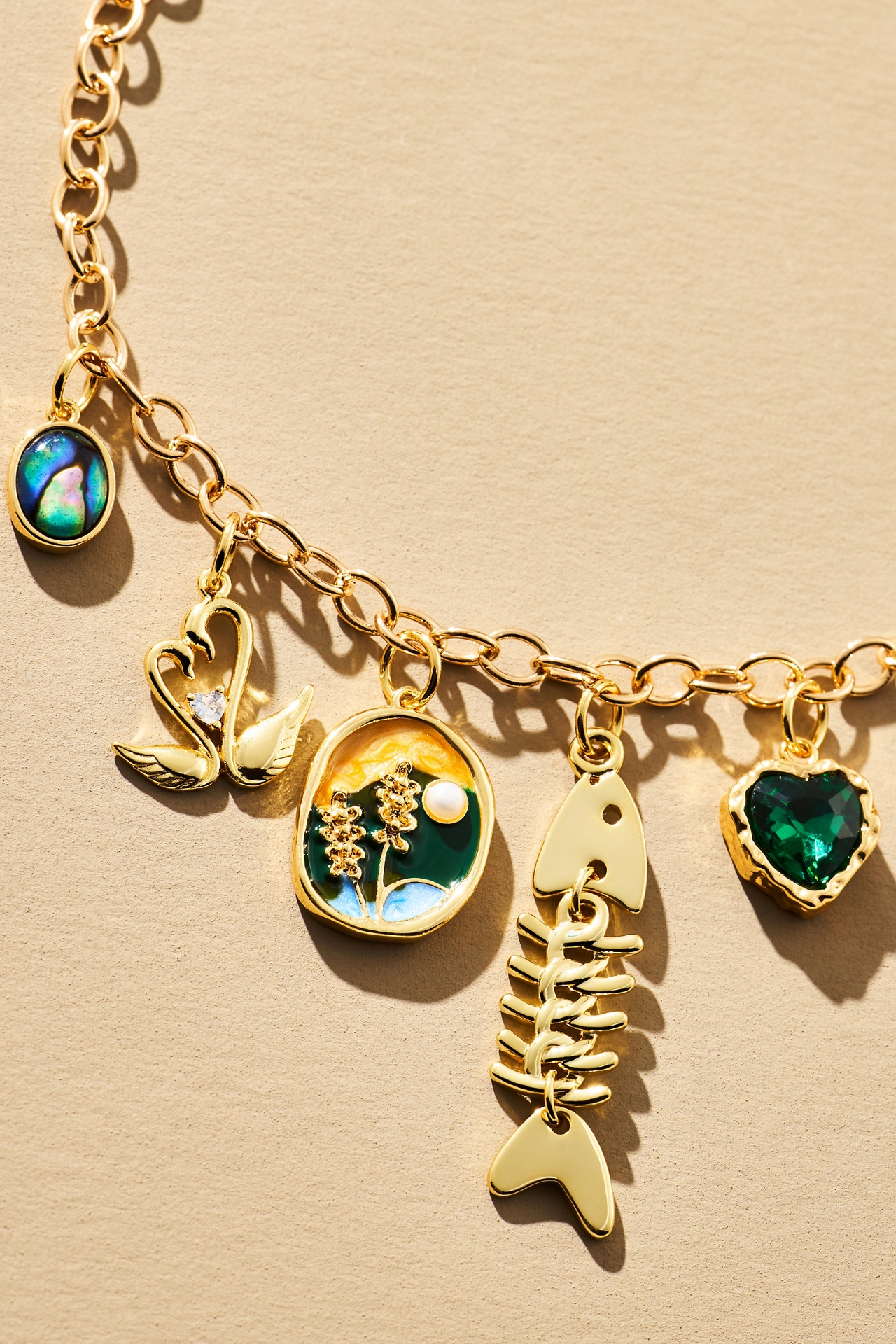 Boxbar Dainty Take a Hike Charm Necklace