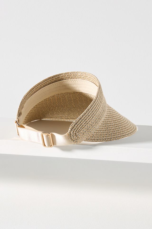 San Diego Hat Co. Venecia Straw Visor #1