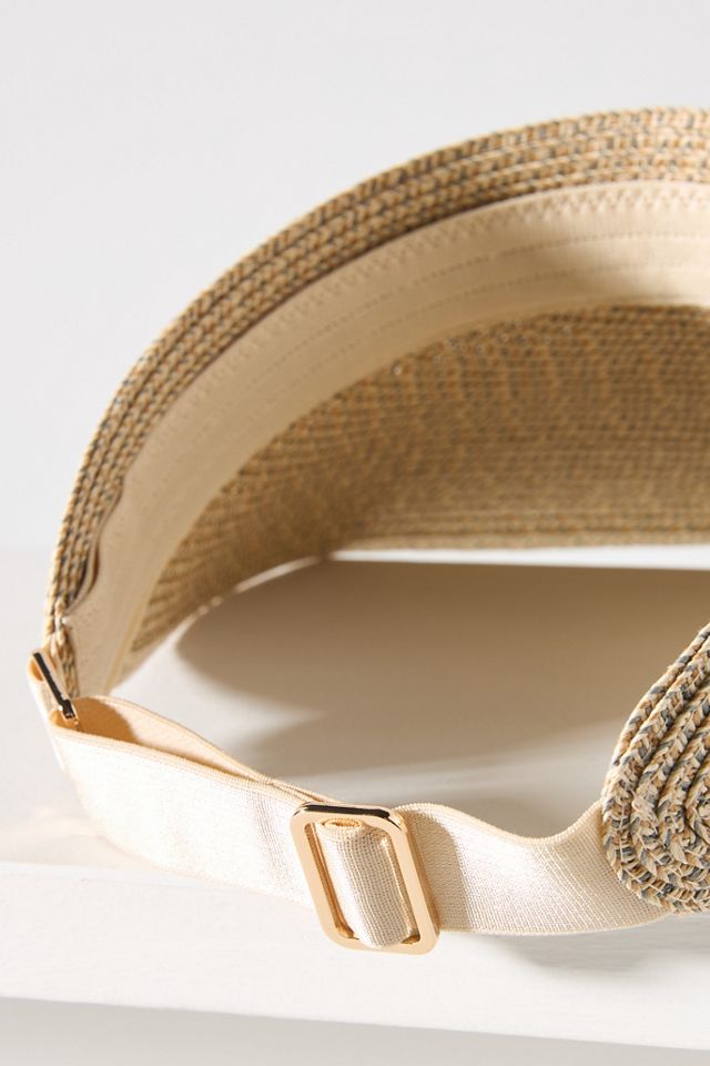 San Diego Hat Co. Venecia Straw Visor #2
