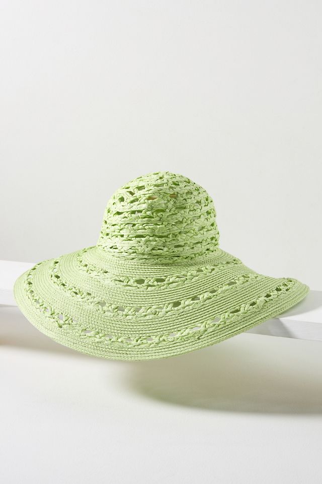 San Diego Hat Co. Sierra Straw Wide-Brim Floppy Hat #1