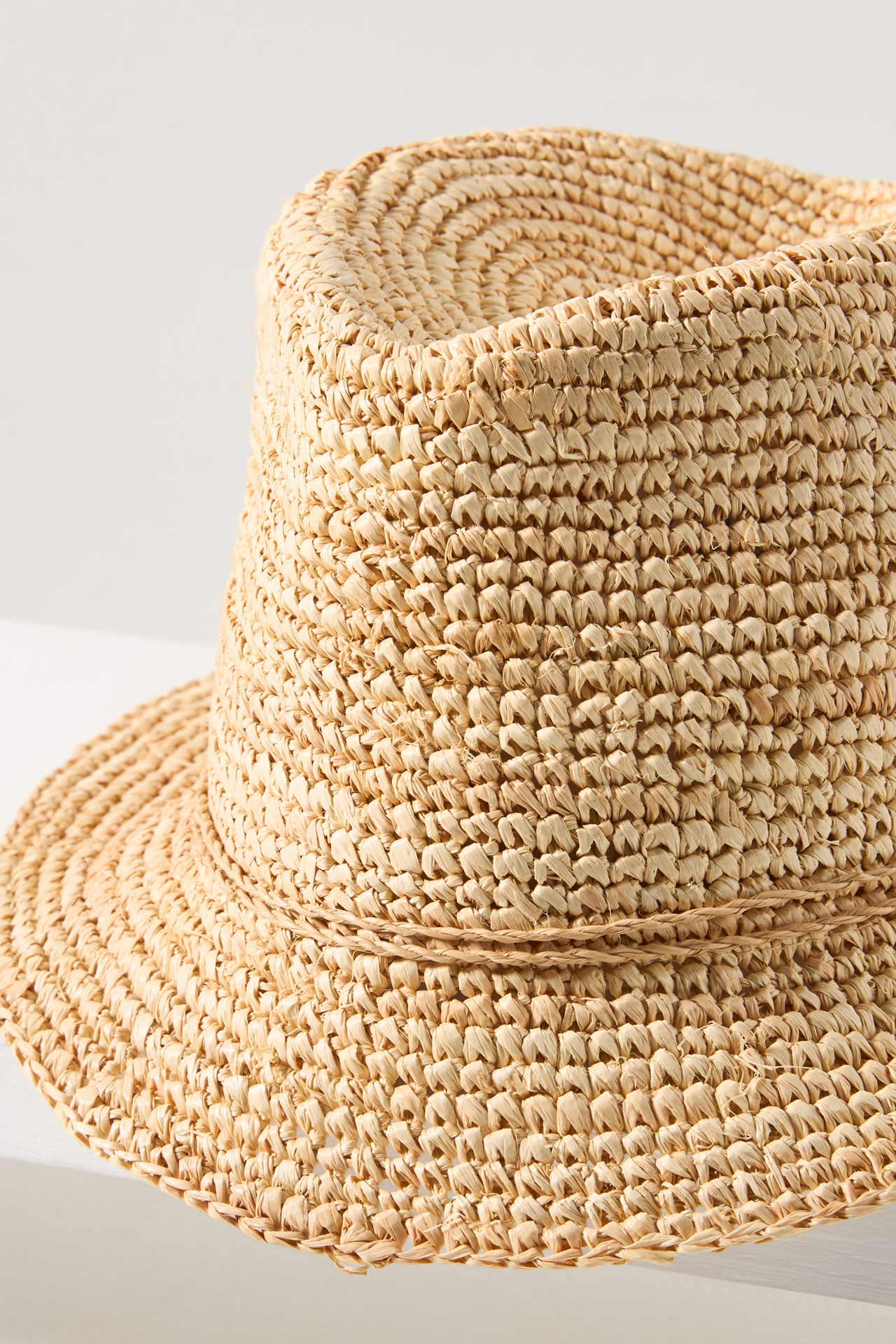 San Diego Hat Co. Floppy-Brim Straw Bucket Hat