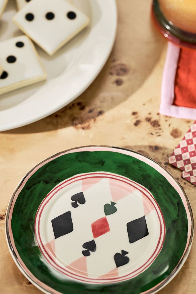 Ace Boxed Stoneware Canape Plates, Set of 4 #3