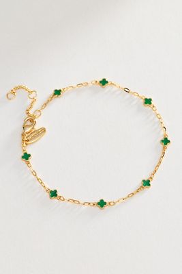 Clover Chain Wrap Bracelet