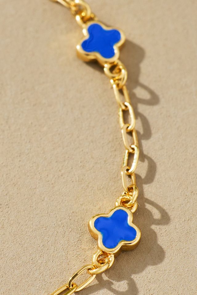 Clover Chain Wrap Bracelet