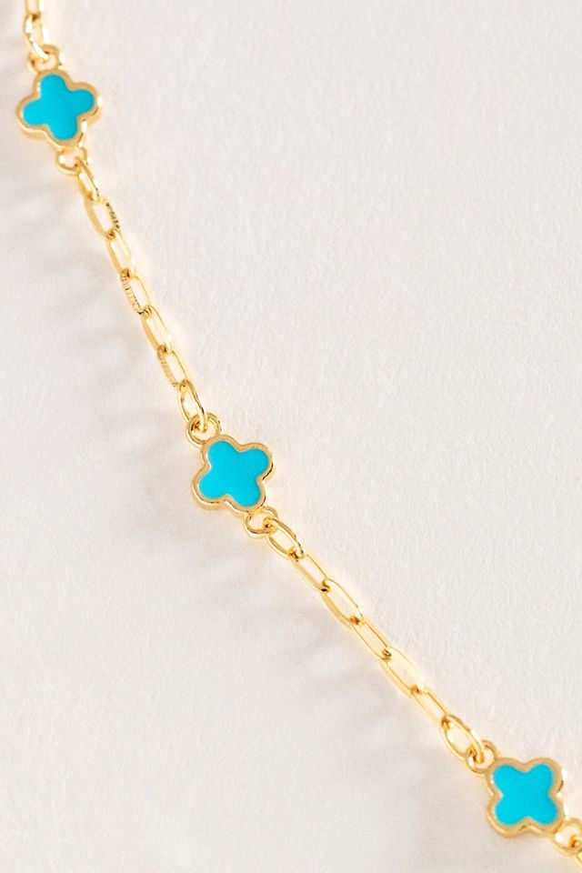 Clover Chain Wrap Bracelet #1