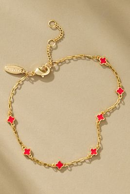 Clover Chain Wrap Bracelet
