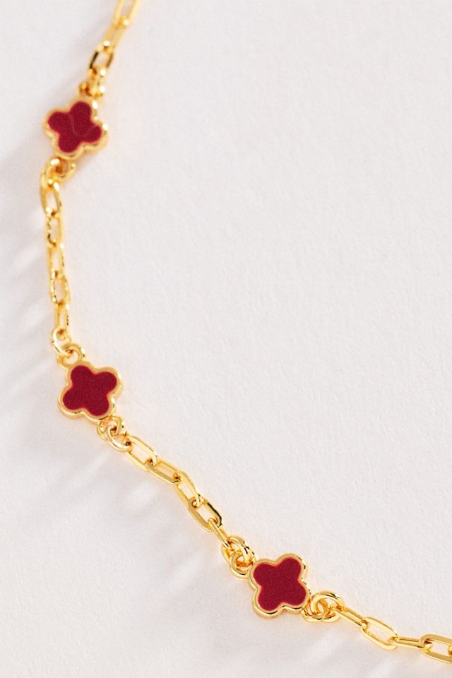 Clover Chain Wrap Bracelet #1