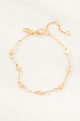 By Anthropologie Clover Chain Wrap Bracelet