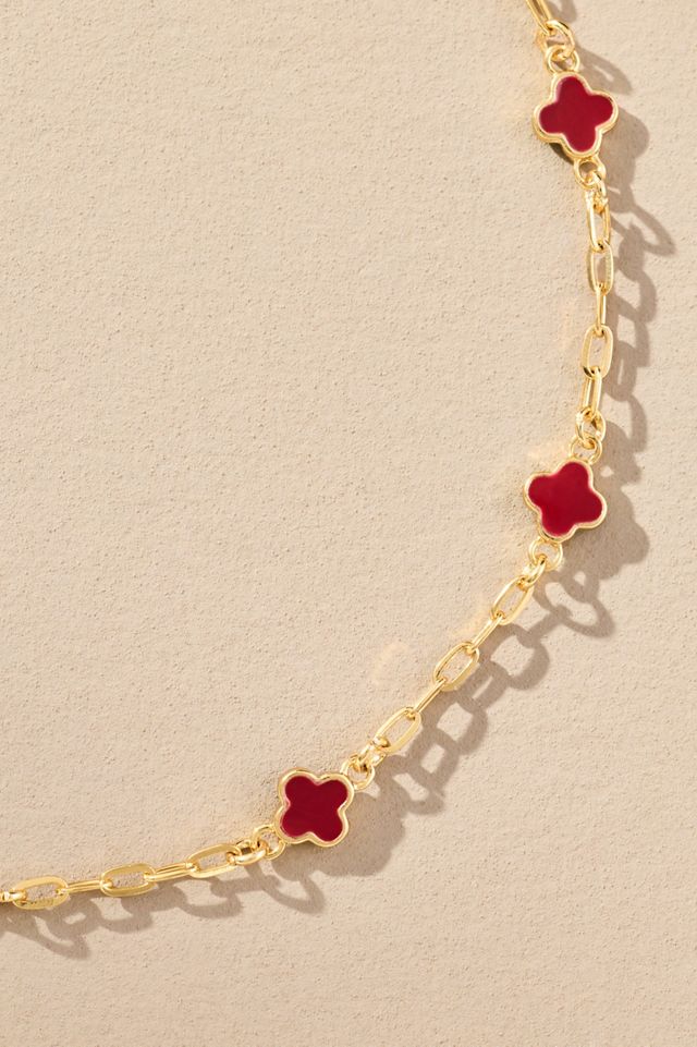 Clover Chain Wrap Bracelet #1
