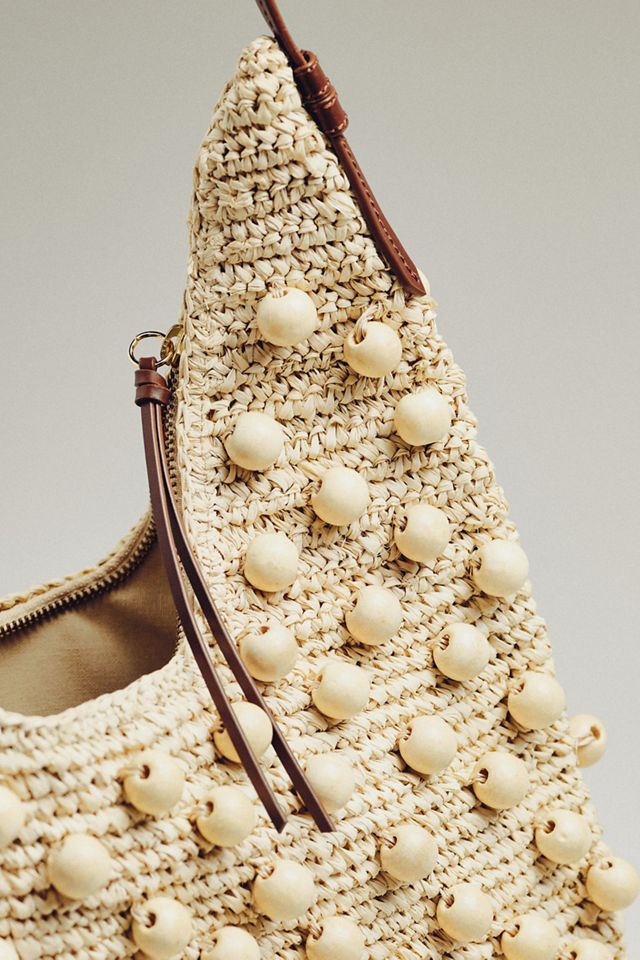 Anthropologie ★ POOLSIDE Brighton Slouchy Beaded Bag POOLSIDE Brighton Slouchy Beaded Shoulder Bag | Anthropologie