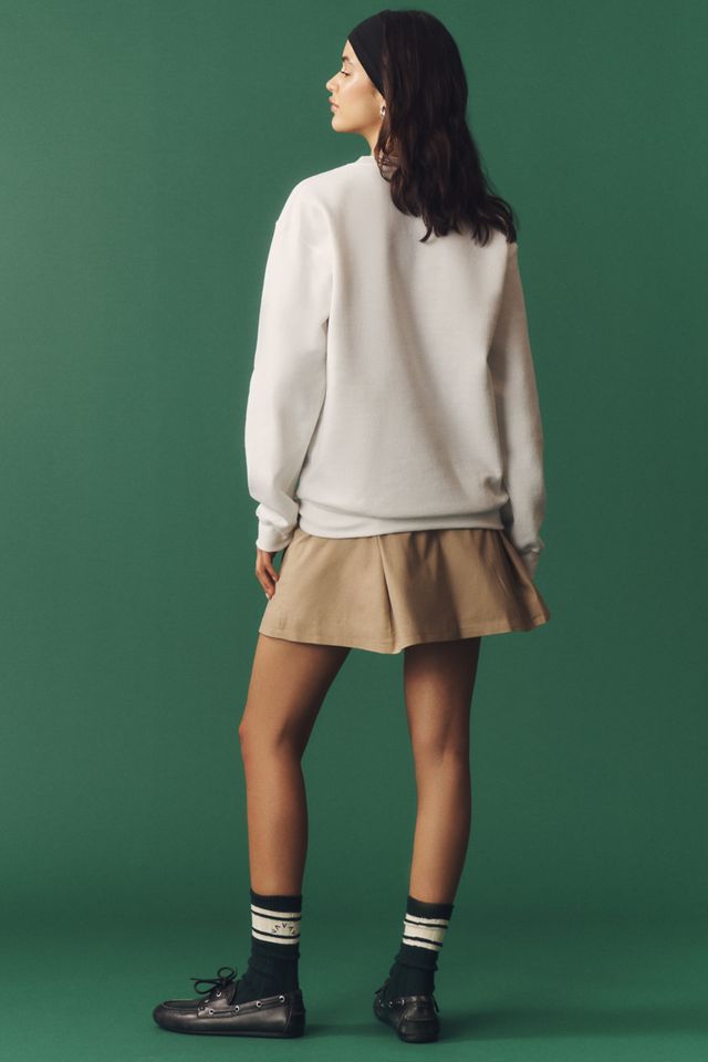 Bride Tennis Club Crew-Neck Embroidered Crest Sweatshirt #2