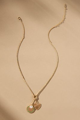 By Anthropologie Delicate Charm Cluster Necklace