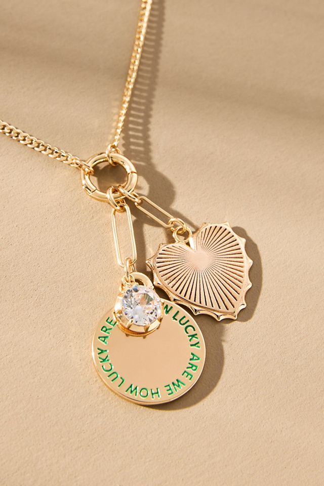 Delicate Charm Cluster Necklace #2
