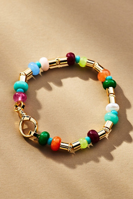 Rainbow Beaded Bracelet par - By Anthropologie - Modalova