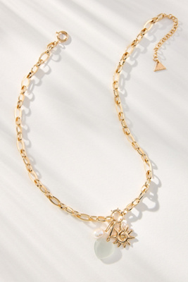 Collier Ras-de-Cou à Breloques Chaîne Épaisse par en - By Anthropologie - Modalova