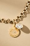 Thick Chain Charm Cluster Necklace