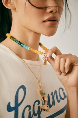 ネックレス・ペンダント Anthropologie Julietta Flower Pendant Necklace Set & Stones Pressed Flower Pendant Necklace | Anthropologie
